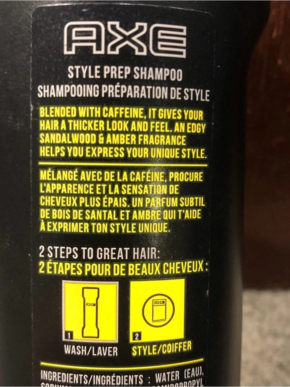 AXE Urban Daily Thickening Shampoo with Caffeine, Thicker Looking, 12oz